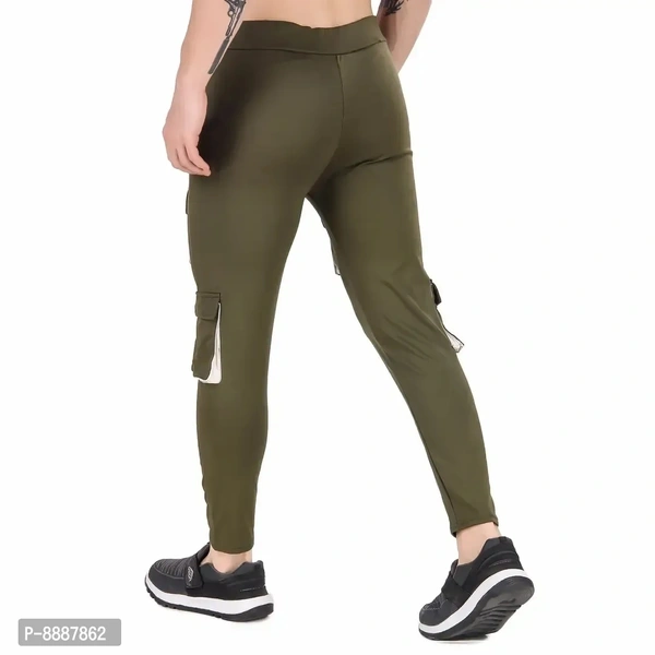 Men Trendy Cotton Drifit Lycra 4Way Trackpant - 28