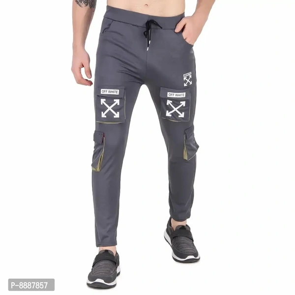 Men Trendy Cotton Drifit Lycra 4Way Trackpant - 32