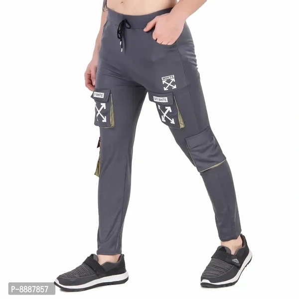 Men Trendy Cotton Drifit Lycra 4Way Trackpant - 34