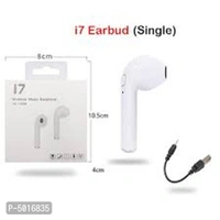 I7 Single Stereo Bluetooth With Magnet Headphone Combo Pack Bluetooth Headset
