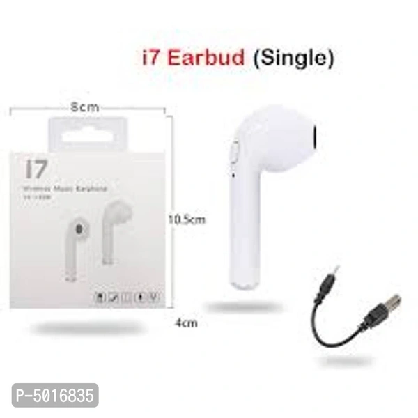 I7 Single Stereo Bluetooth With Magnet Headphone Combo Pack Bluetooth Headset