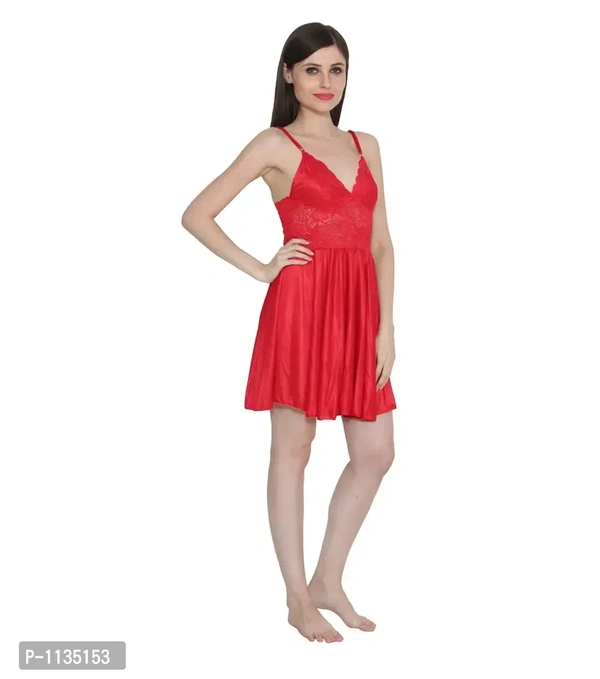 Women's Satin Nightwear Babydoll Dress Pack of 2 - XL