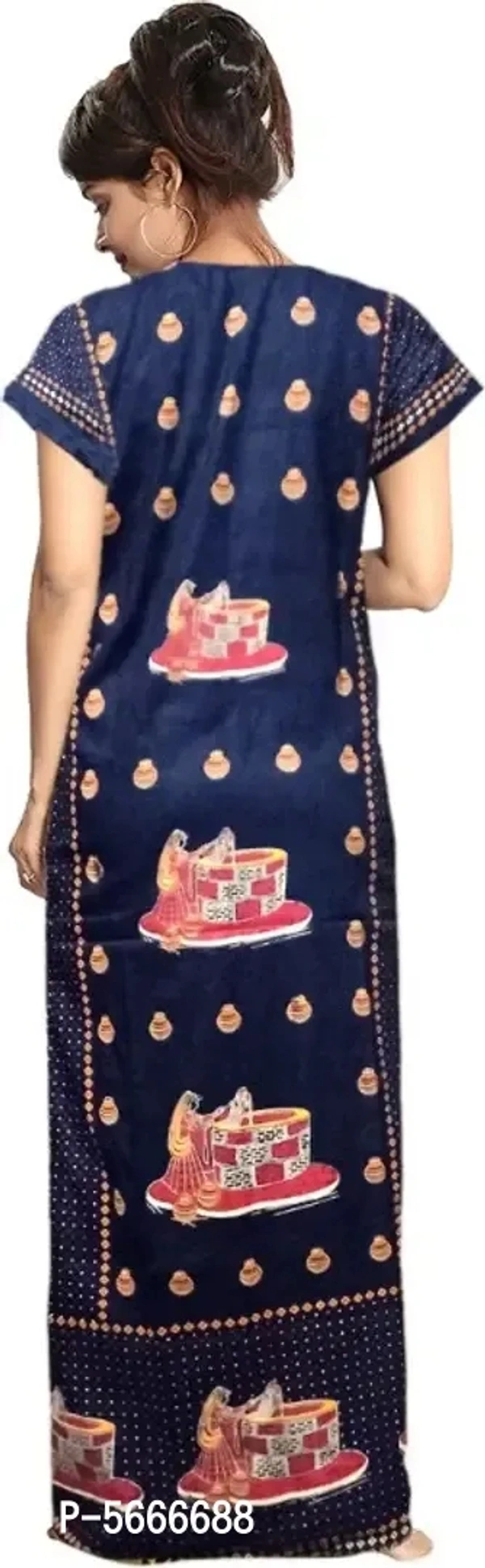 Women's Cotton Printed Nightdress (Pack Of 2) - 2XL
