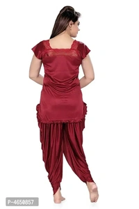 Multicoloured Satin Lounge Set