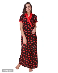 Pack Of 2 Multicoloured Satin Robe Gown