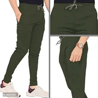 KAFF Men's Slim Fit Polyester Blend Track Pant - L