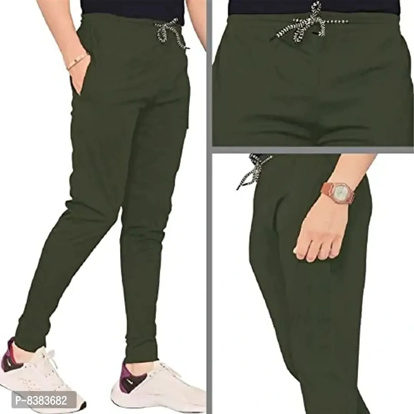 KAFF Men's Slim Fit Polyester Blend Track Pant - L