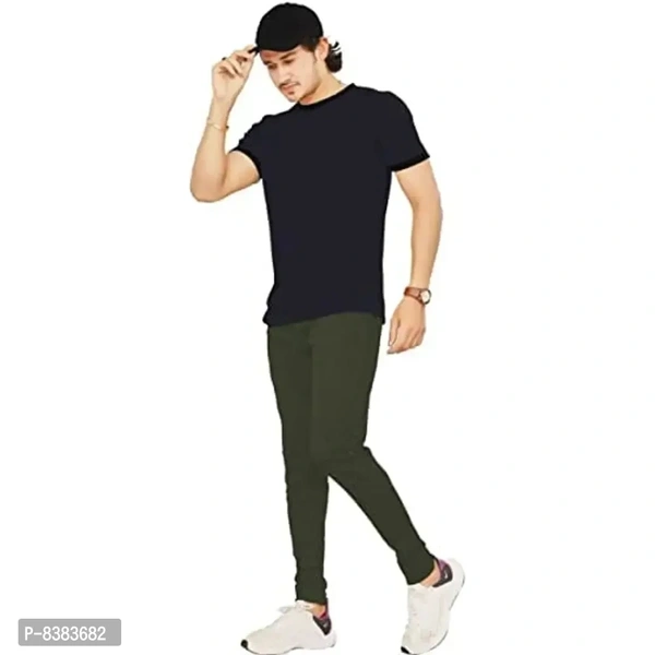 KAFF Men's Slim Fit Polyester Blend Track Pant - L