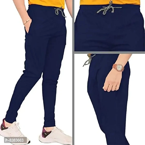 KAFF Men's Slim Fit Polyester Blend Track Pant - L