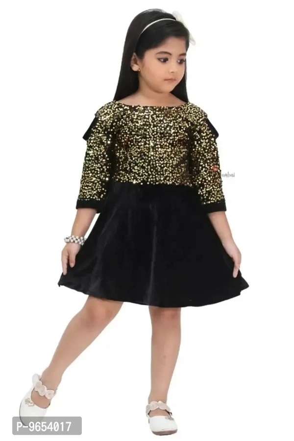 Stylish Girls Cotton Blend Dress - 2-3 Years