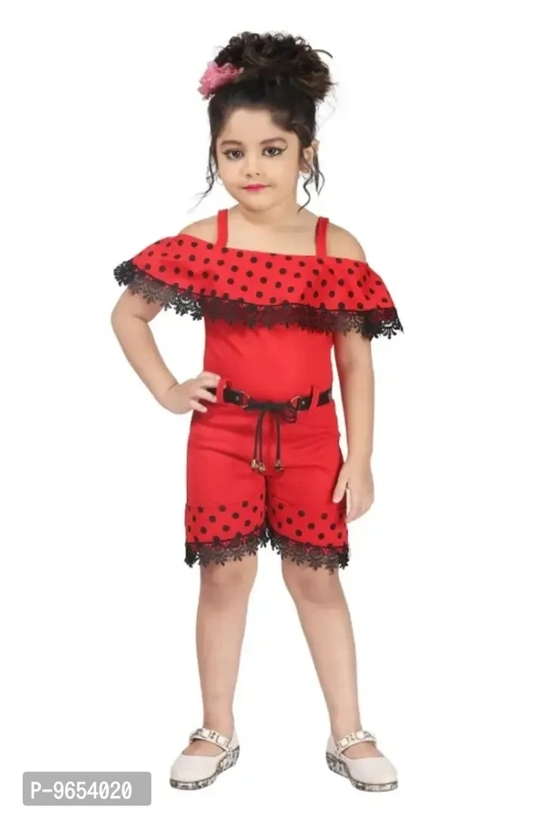 Stylish Girls Cotton Blend Dress - 2-3 Years