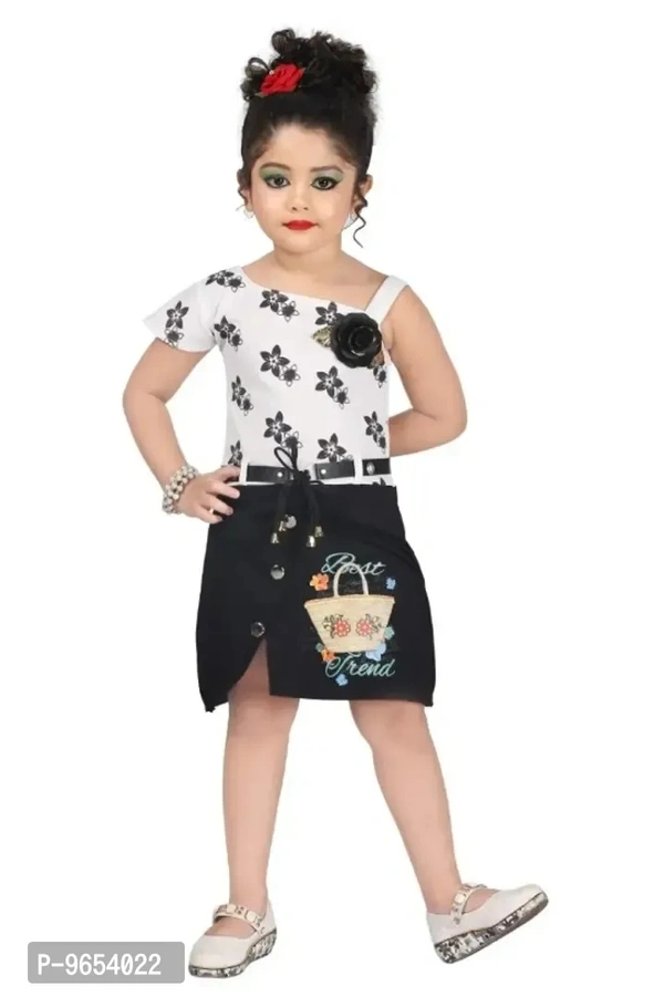 Stylish Girls Cotton Blend Dress - 2-3 Years