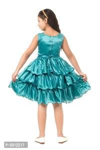 Stone Embellished Green Frock - 5-6 Years