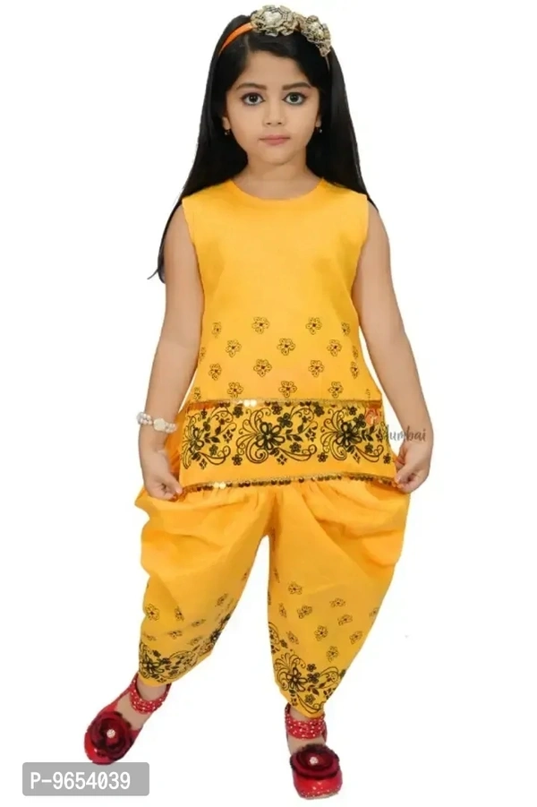 Stylish Girls Cotton Blend Dress - 4-5 Years