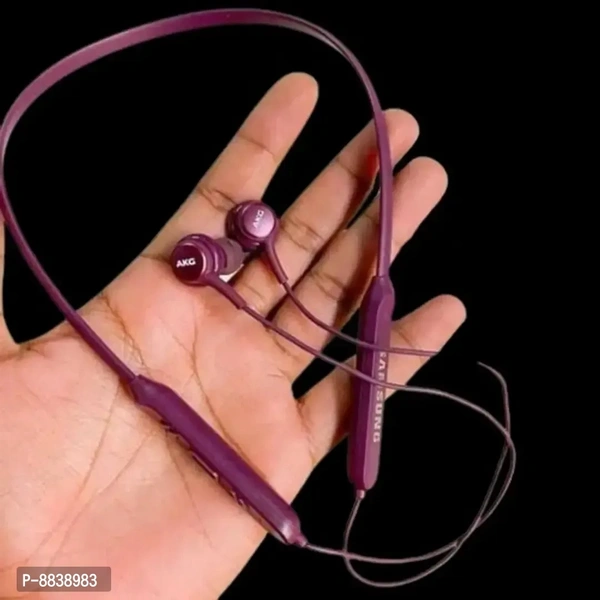 Akg Neckband Wireless Bluetooth Headset (Purple, In The Ear)