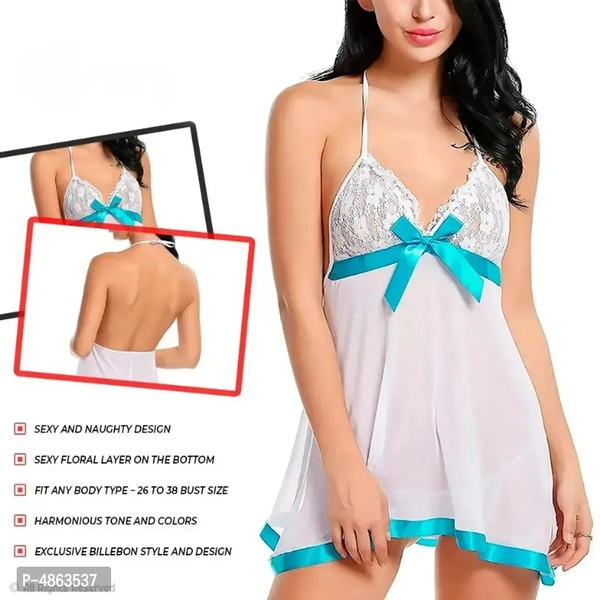Sexy Nightwear Baby Doll Dresses With Panty