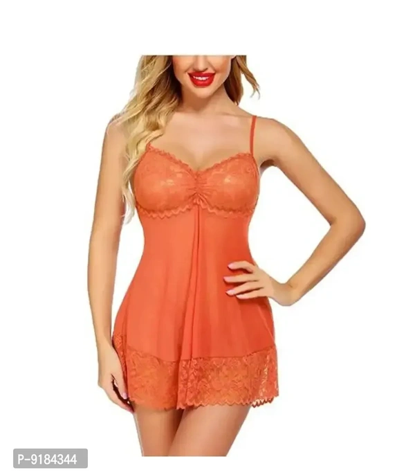 Adorable Women Attractive Baby dolls Sexy Night Dresses Free Size (28 to 36 Inch)