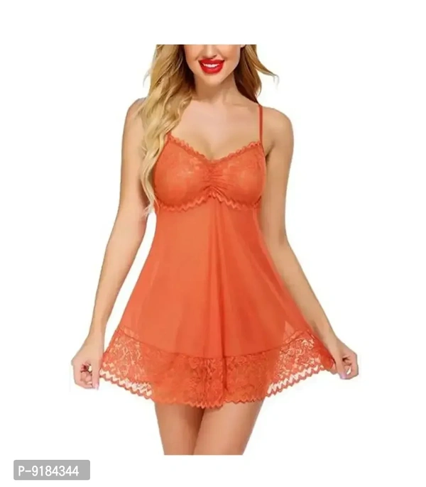 Adorable Women Attractive Baby dolls Sexy Night Dresses Free Size (28 to 36 Inch)