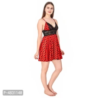 Women's Stylish Satin Babydoll