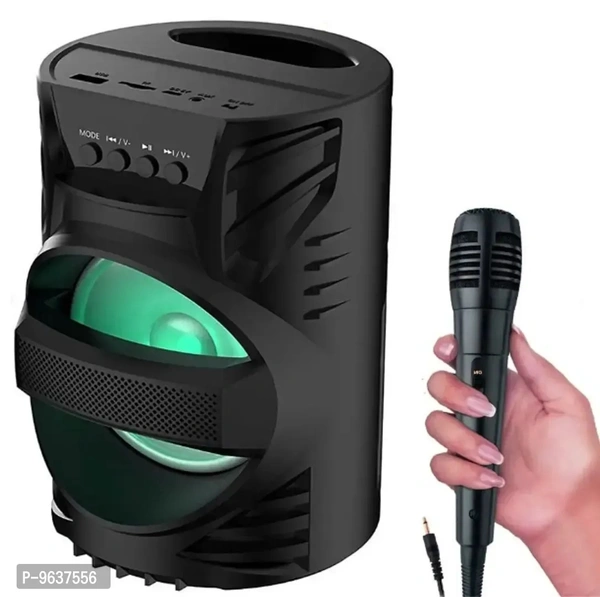 ws-04 Wireless Bluetooth Speaker with Mic HD pro Sound in-Built FM long playtime