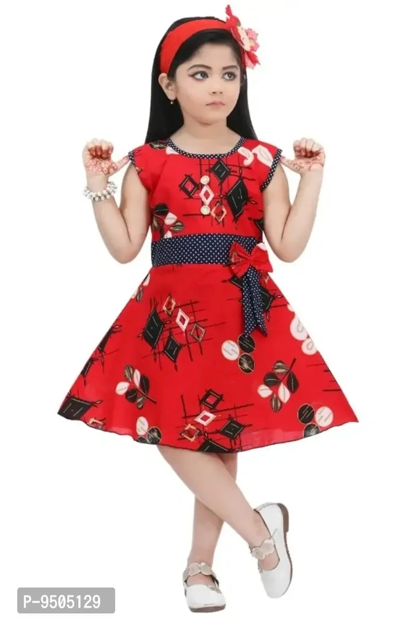 Beautiful Cotton Frocks For Baby Girls And Kids - 7-8 Years