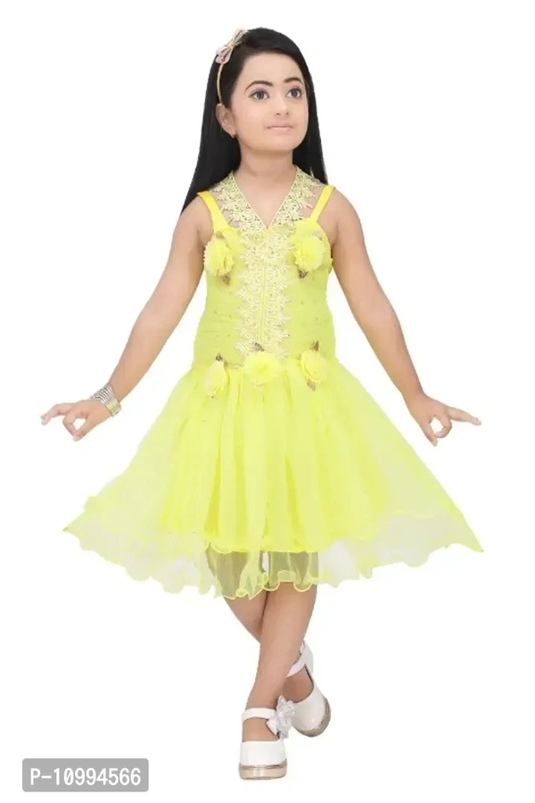 Girls knee length party dress - 4-5 Years