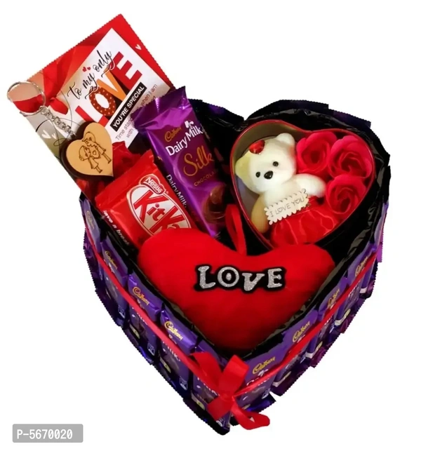 FestivalsBazar Heart Love Bouquet For Your Love