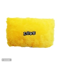 Love Yellow Stuffed Cushion | For New Born Baby, Small Kids, Boys, Girls, Valentines Day, Girl friend, Boy friend | Best Can be used for Home Decor - Pack of 2
