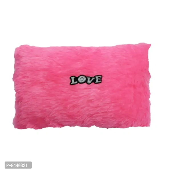 Love Pink Stuffed Cushion | For New Born Baby, Small Kids, Boys, Girls, Valentines Day, Girl friend, Boy friend | Best Can be used for Home Decor - Pack of 2Size: 