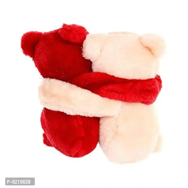 Tickles Red and Cream Teddy Stuffed Soft Plush Toy Kids Birthday 11 cm