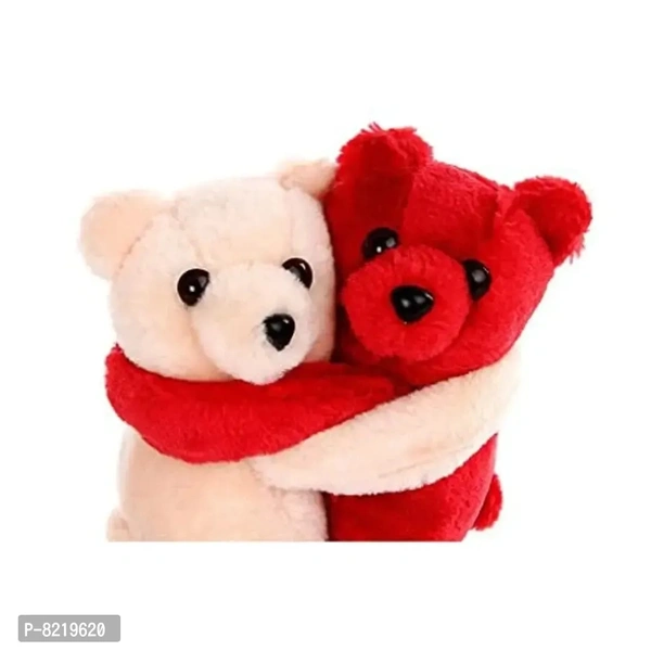 Tickles Red and Cream Teddy Stuffed Soft Plush Toy Kids Birthday 11 cm