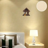 Wooden Hut Shape Wall Decor Key Holder ( Black, 7 X 8 Inch )