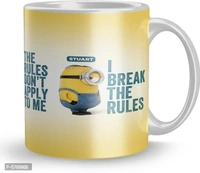 Stylish Designer Ceramic Printed Coffee Mug For Gift (325 ml)