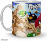 Stylish Designer Ceramic Printed Coffee Mug For Gift (325 ml)