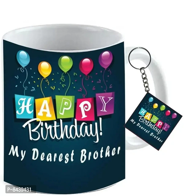 Happy Birthday Mug Keyring Set