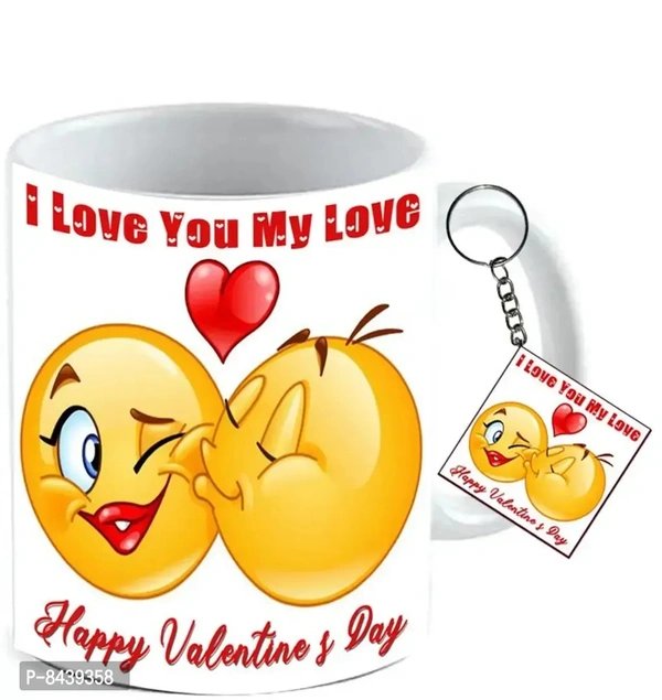 Valntines Day I Love You Mug Keyring Set