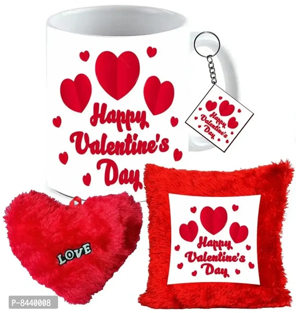 Valentines Day Gift Set Mug and Cushion