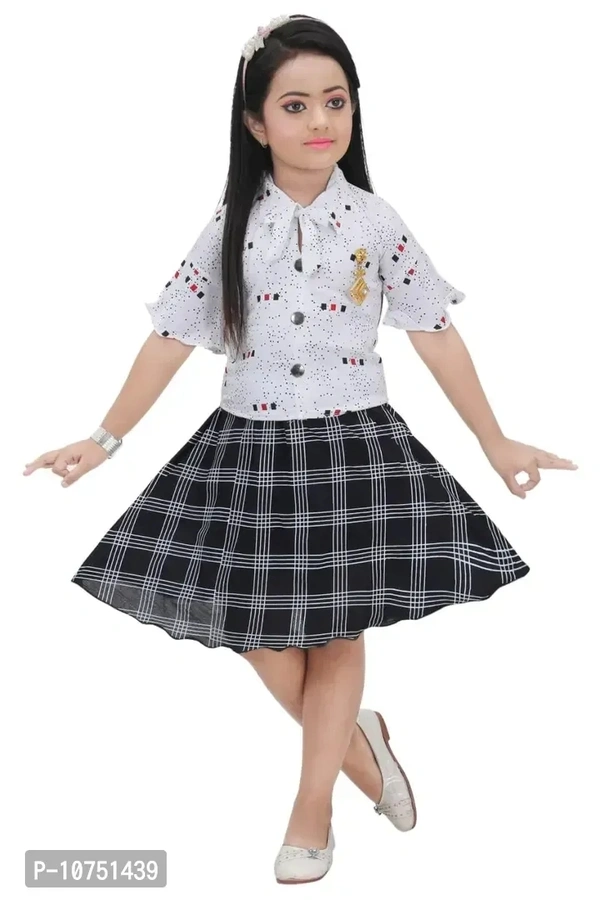 Stylish Fancy Cotton Frocks For Girls Pack Of 1 - 2-3 Years