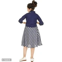 Fariha Fashions Girl's A-Line Knee Length Dress. - 6-7 Years
