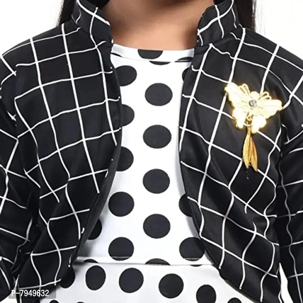 Fariha Fashions Girls A-line Knee Length Stylish Western midi Dresshellip - 5-6 Years