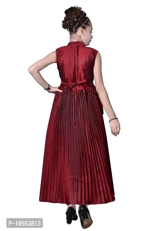 Stylish Girls Silk Blend Grown Dress - 3-4 Years