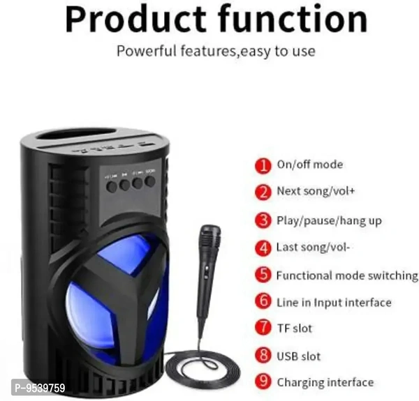 WS-03 Karaoke mic amplifier Sound Box Mini home theatre wireless bass Woofer with Super Bass Portable Wireless subwoofer Sound Box system