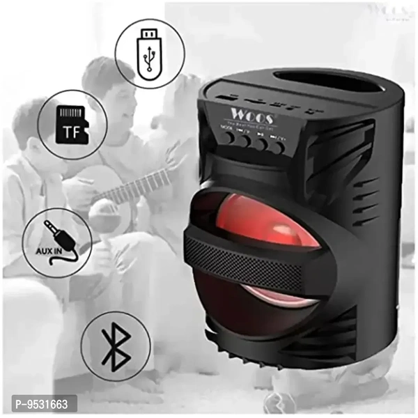 Ws-04 Bluetooth Speaker Thunder High Bass Power Bluetooth with Karaoke Mic