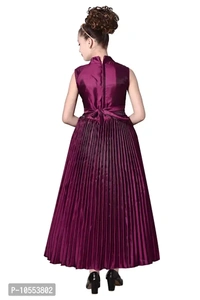 Stylish Girls Silk Blend Grown Dress - 4-5 Years