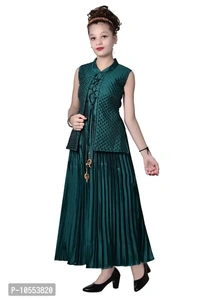Stylish Girls Silk Blend Grown Dress - 4-5 Years