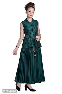 Stylish Girls Silk Blend Grown Dress - 8-9 Years