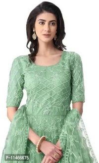 Stylish Fancy Net Anarkali Ethnic Gowns For Women