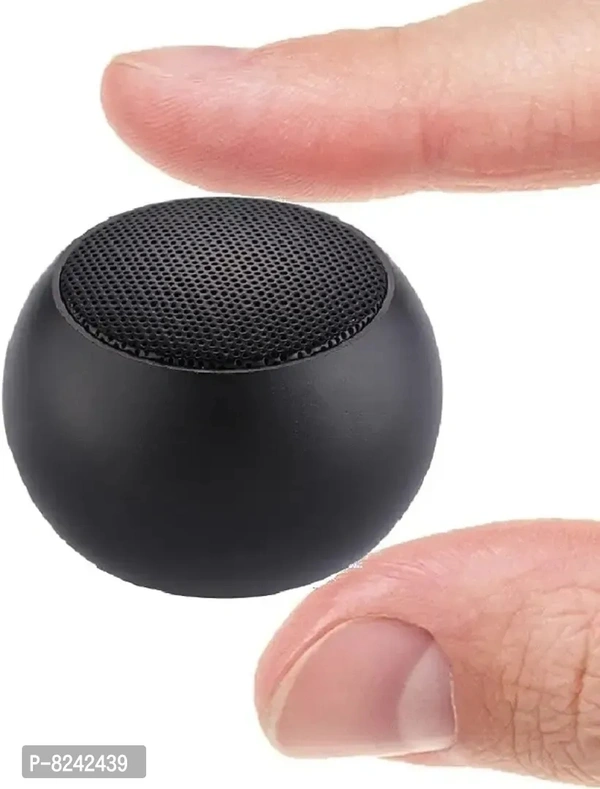 M3 Colorful Wireless Bluetooth Speakers 3D Mini Electroplating Round Steel Speaker 35% off