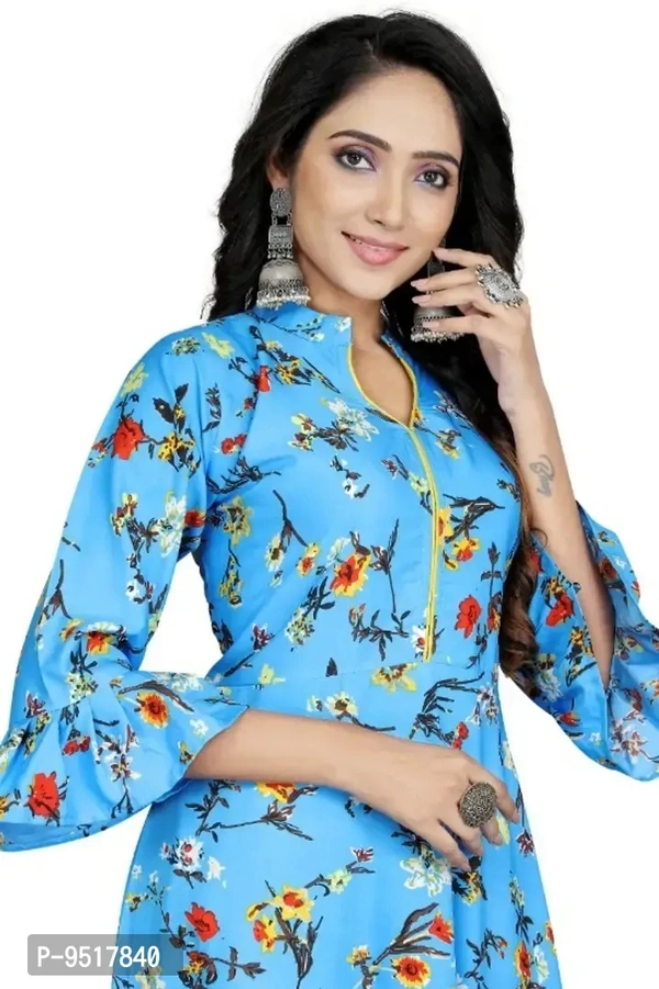 Latest Fancy V Cut Pieping Gown Feroji - XL