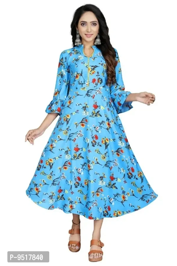 Latest Fancy V Cut Pieping Gown Feroji - 2xl